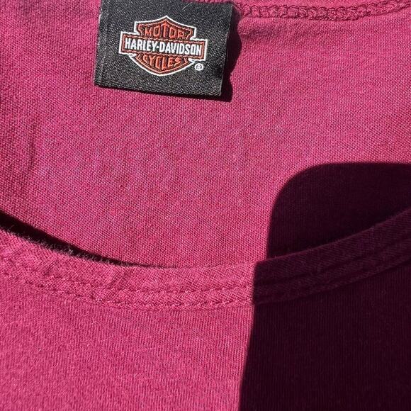 Harley Davidson women's T-shirt size M (arm pit to arm pit 20”) - Picture 5 of 7